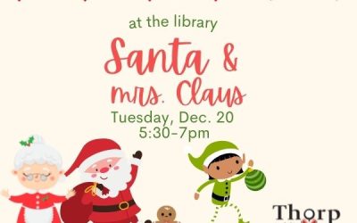 Santa & Mrs. Claus at the Library